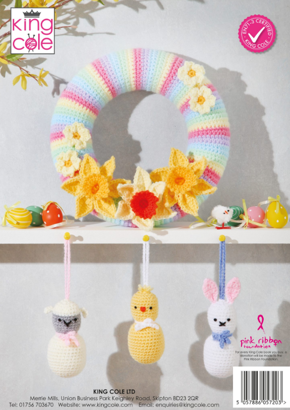 King Cole Springtime Crochet Book 1
