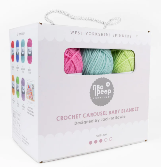 West Yorkshire Spinners Crochet Carousel Baby Blanket Kit