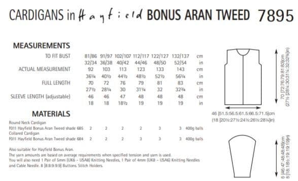 Sirdar Pattern 7895