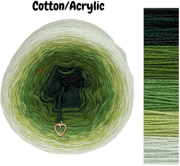 Ombre Gradient Yarn Cake