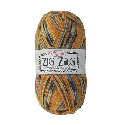 Zig Zag 4ply Sock Yarn