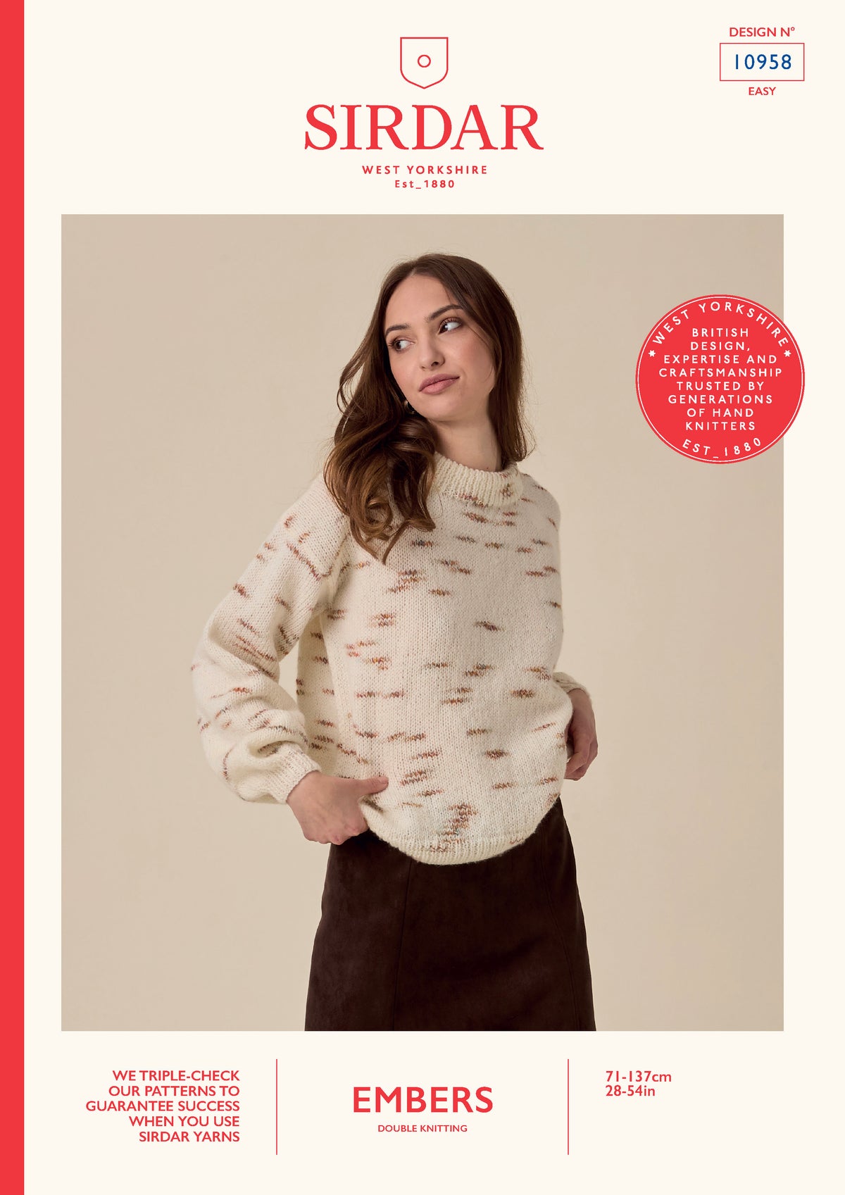 Sirdar Pattern 10958