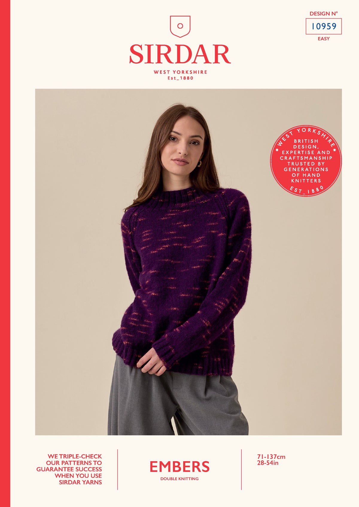 Sirdar Pattern 10959