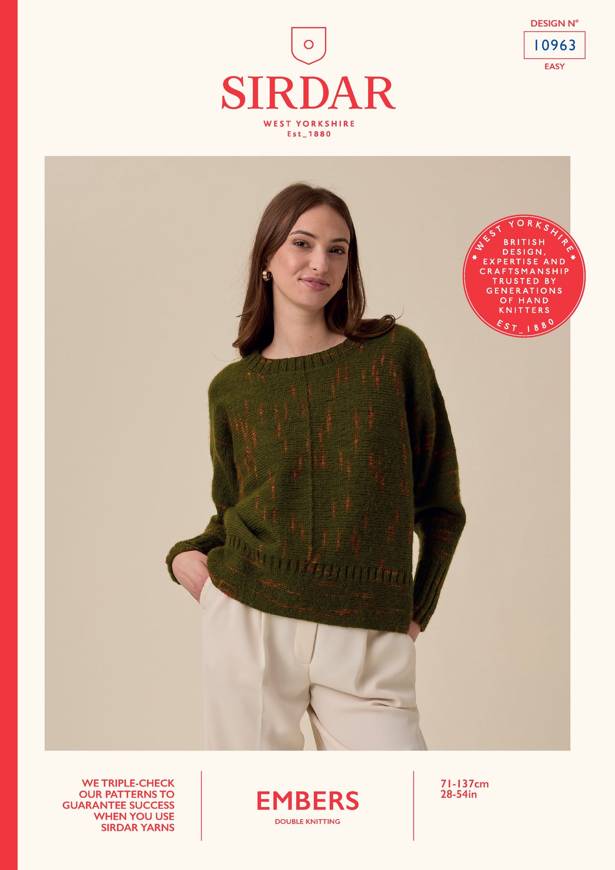 Sirdar Pattern 10963