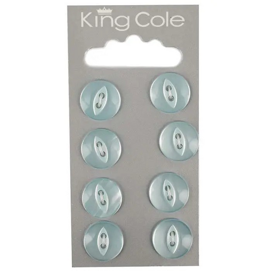 Fish-Eye Buttons – Blue (Small)