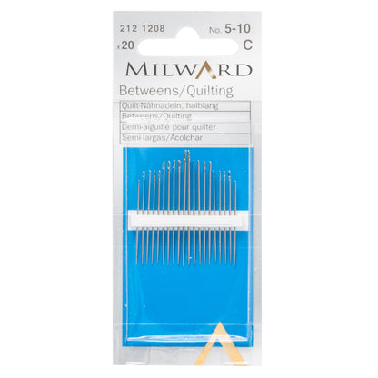 Milward Sharps: Betweens/Quilting: Nos.5-10 (20 pack)
