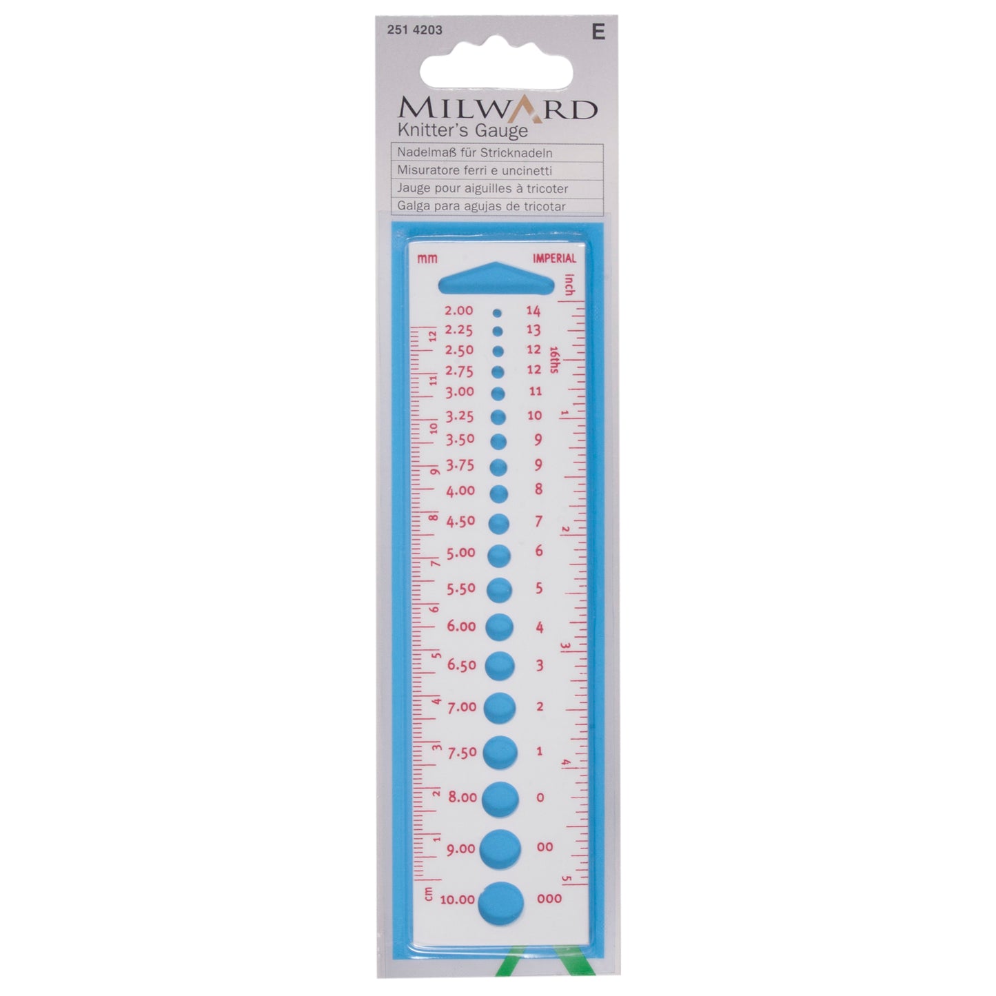 Milward Knitter's Gauge