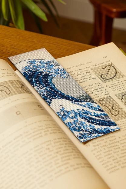 DMC The Great Wave Cross Stitch Bookmark