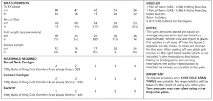 King Cole Pattern 4644