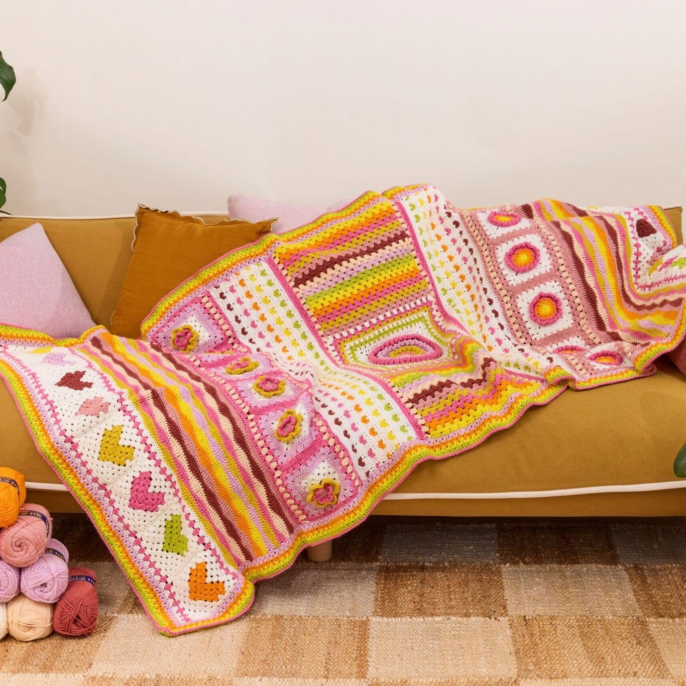 Sirdar Hearts & Flowers Crochet A Long