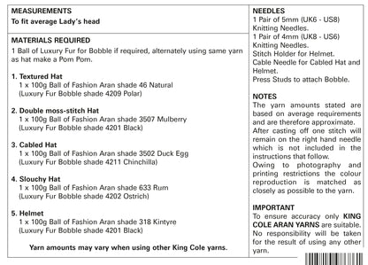 King Cole Pattern 5037