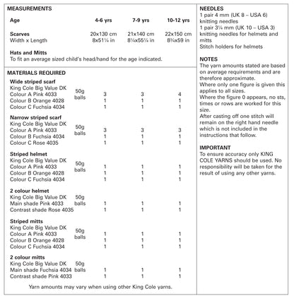 King Cole Pattern 5263