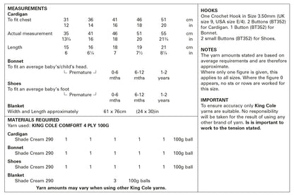 King Cole Pattern 5565