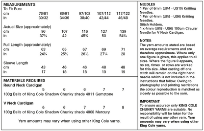 King Cole Pattern 5574