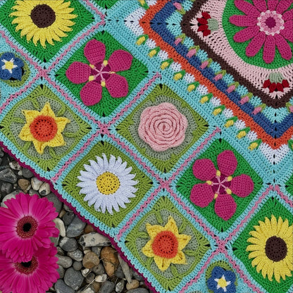 King Cole Say It With Flowers Crochet-a-Long