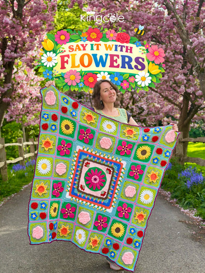 King Cole Say It With Flowers Crochet-a-Long