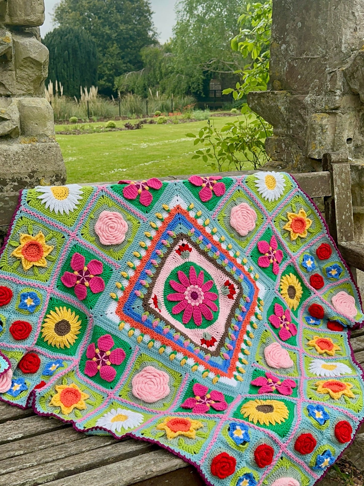 King Cole Say It With Flowers Crochet-a-Long