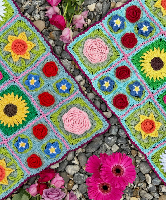 King Cole Say It With Flowers Crochet-a-Long