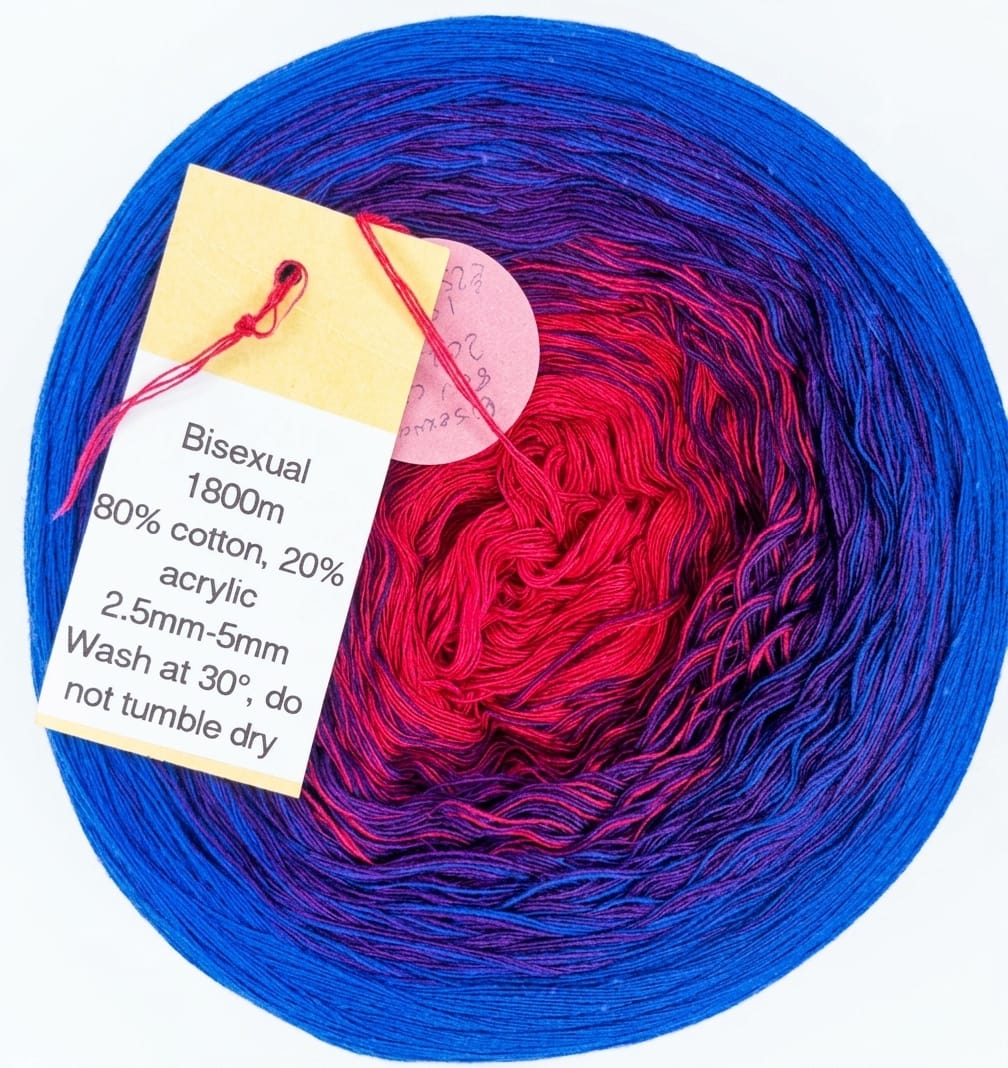 Rainbow Dandelion Crochet 4ply Yarn Cakes