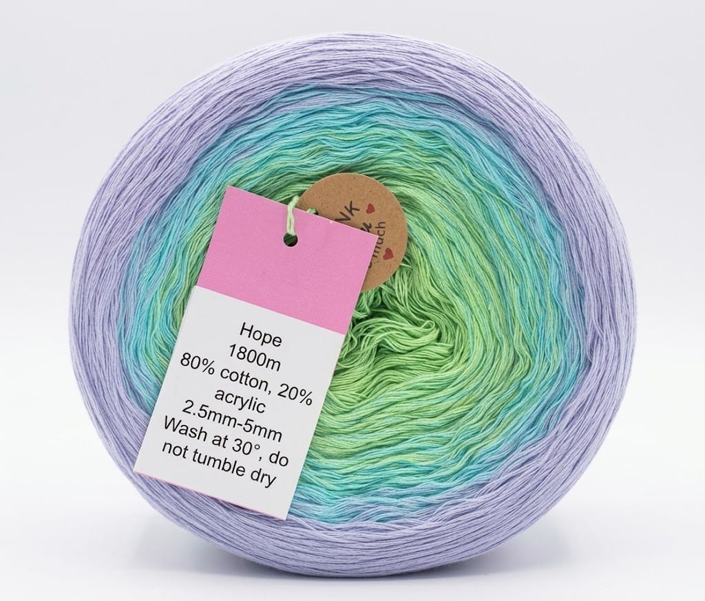 Rainbow Dandelion Crochet 4ply Yarn Cakes