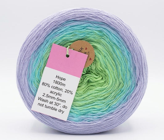 Rainbow Dandelion Crochet 4ply Yarn Cakes
