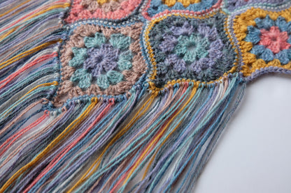 Jane Crowfoot Mystical Lanterns Scarf Pattern Booklet