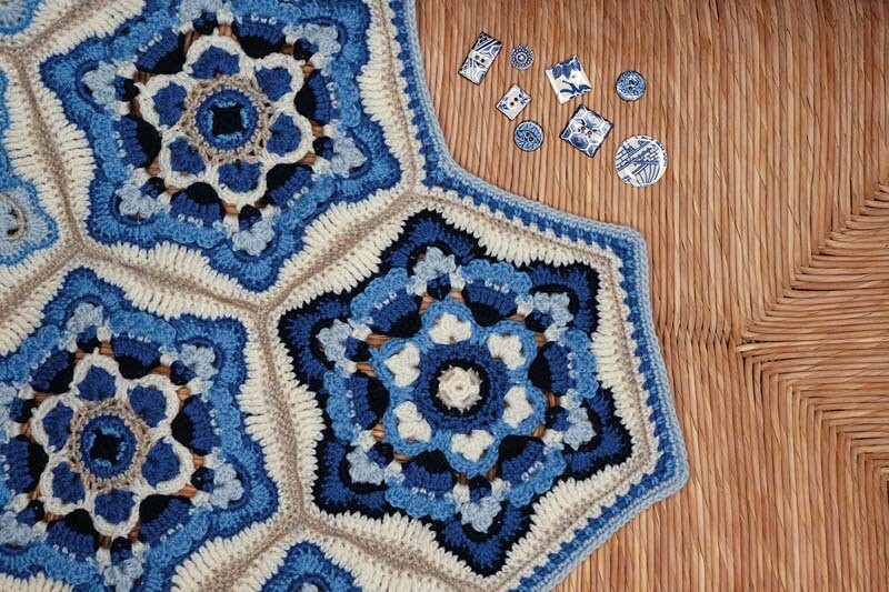 Jane Crowfoot Delft Crochet Blanket Pattern