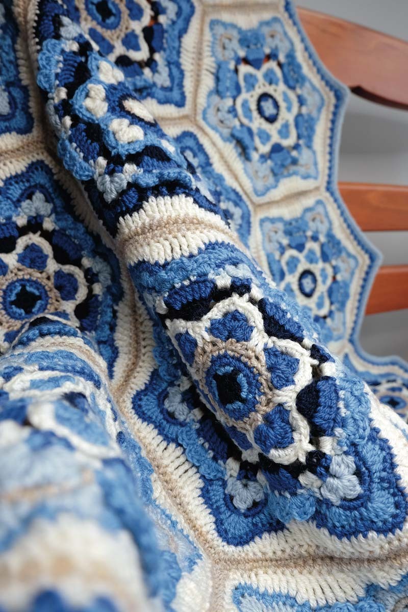 Jane Crowfoot Delft Crochet Blanket Pattern