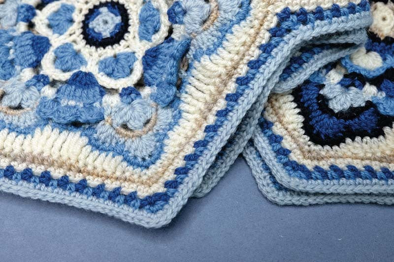 Jane Crowfoot Delft Crochet Blanket Pattern