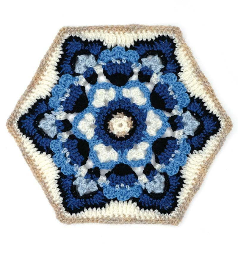 Jane Crowfoot Delft Crochet Blanket Pattern