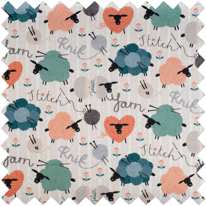 Drawstring Sheep Project Bag