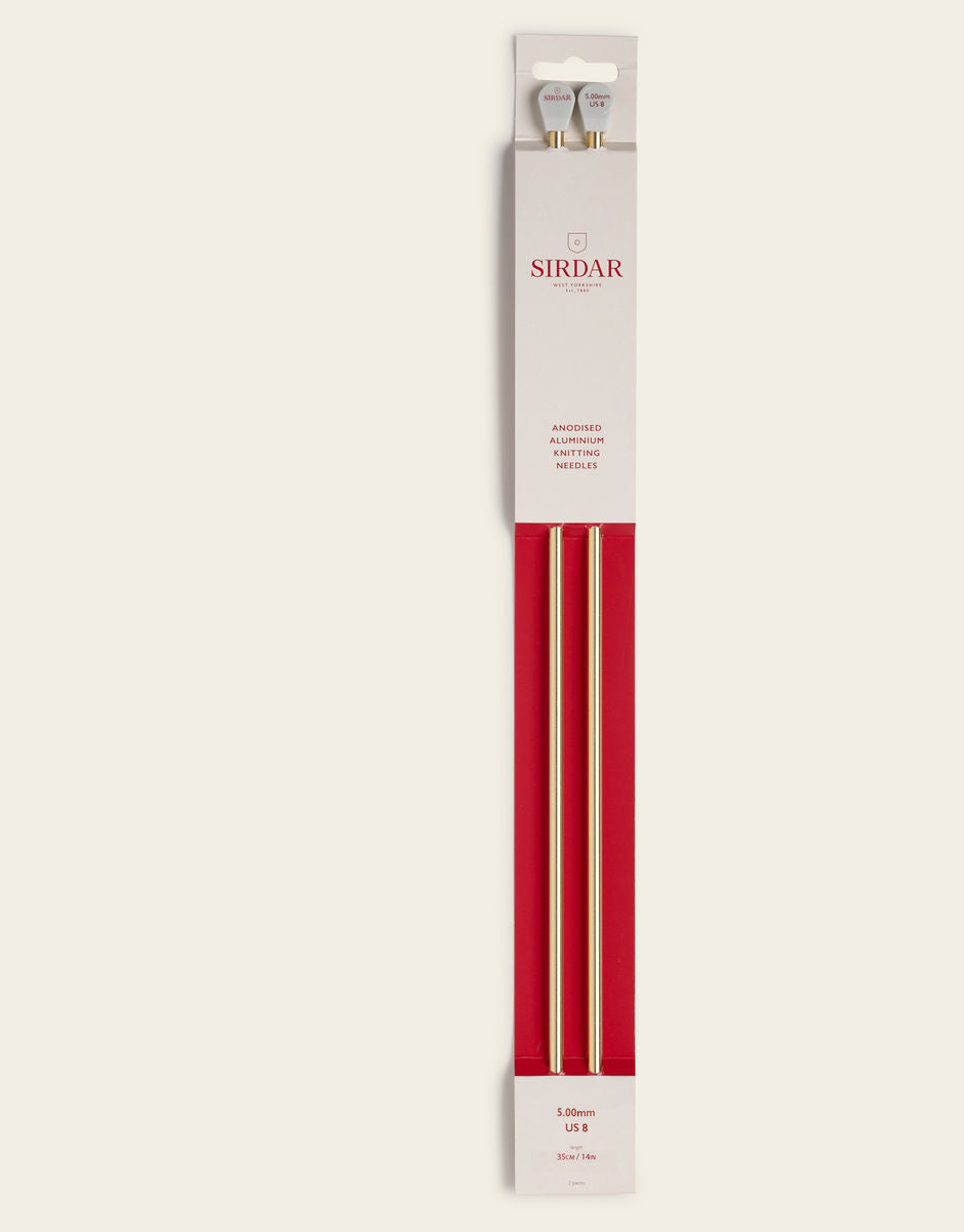 Sirdar Rose Gold Knitting Needles 35cm