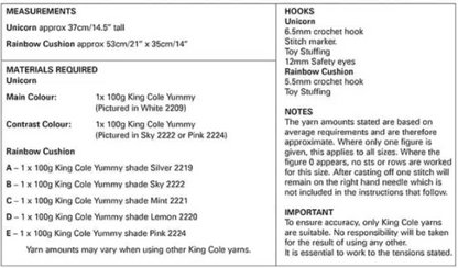 King Cole Pattern 9068
