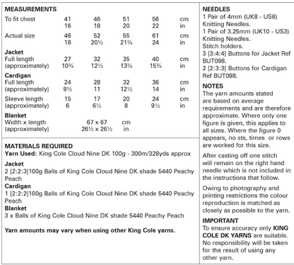 King Cole Pattern 6060