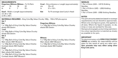 King Cole Pattern 5971