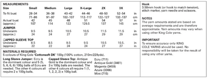 King Cole Pattern 5944