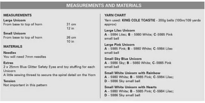 King Cole Pattern 9193