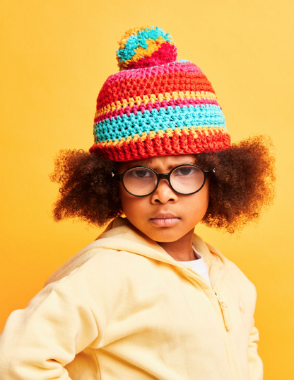 Kith & Kin Big Bobble Hat Crochet Kit