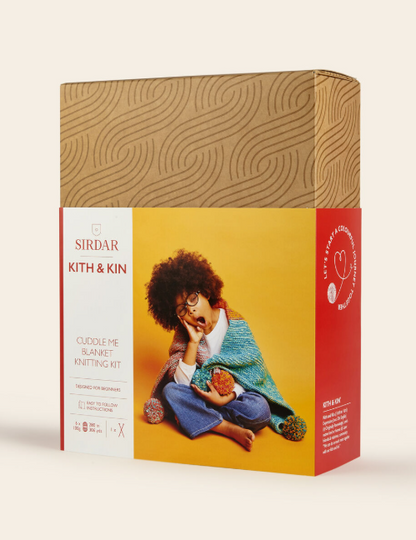 Kith & Kin Cuddle Blanket Knitting Kit