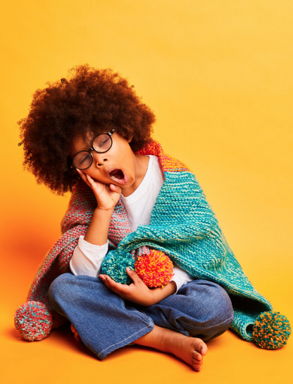 Kith & Kin Cuddle Blanket Knitting Kit