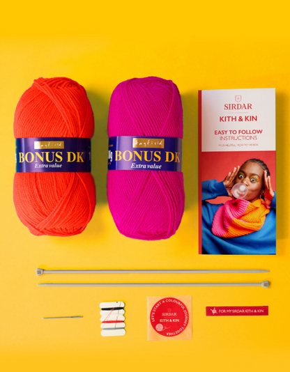 Kith & Kin As Seen In Snood Knitting Kit