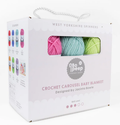 West Yorkshire Spinners Crochet Carousel Baby Blanket Kit
