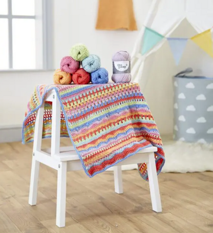 West Yorkshire Spinners Crochet Carousel Baby Blanket Kit