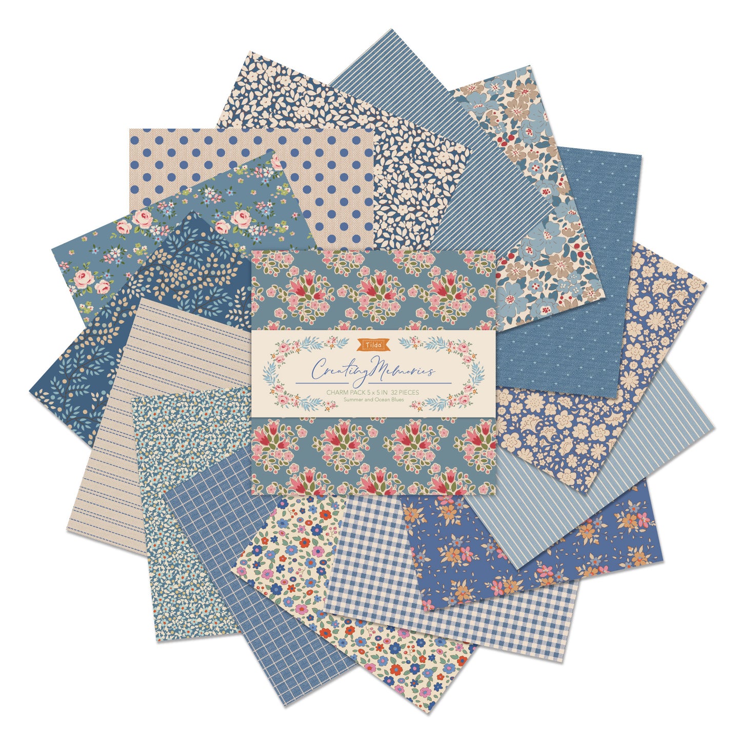 Tilda 100% Cotton Charm Packs