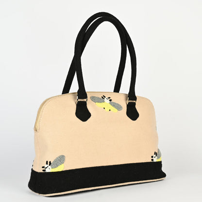 KnitPro Bumblebee Collection (Embroidered Felt) Shoulder Bag