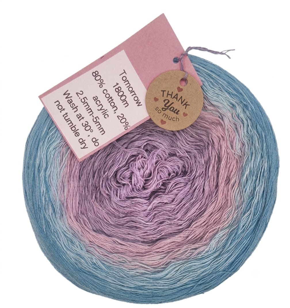 Rainbow Dandelion Crochet 4ply Yarn Cakes