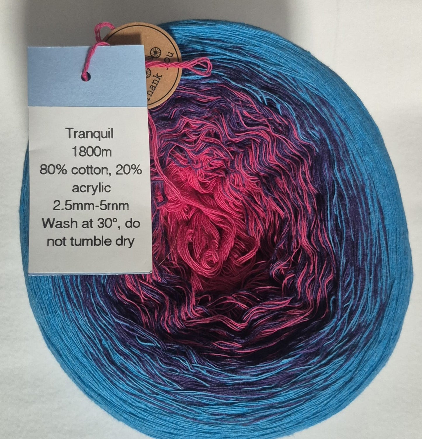 Rainbow Dandelion Crochet 4ply Yarn Cakes