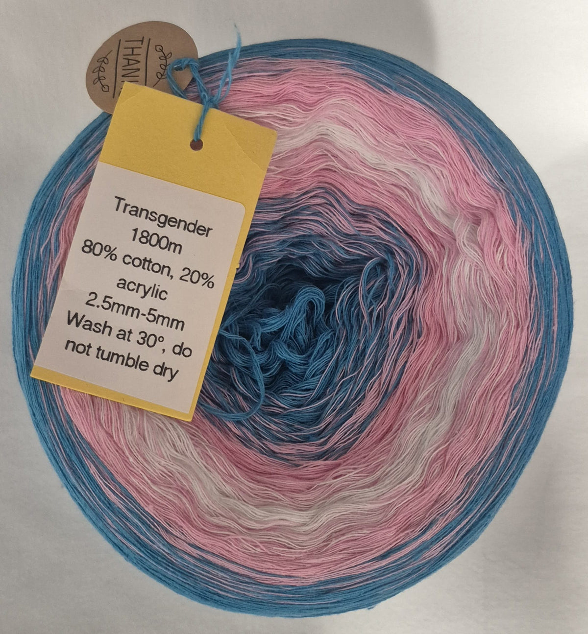 Rainbow Dandelion Crochet 4ply Yarn Cakes