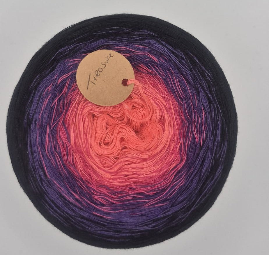 Rainbow Dandelion Crochet 4 ply Yarn Cakes - 1000 Metres