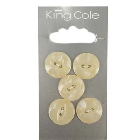 Fish-Eye Buttons – Cream (Large)